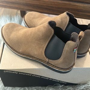 Veldskoen Men’s Chelsea Boot The Safari Black Sole US 12